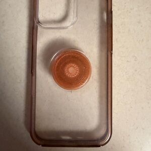 Apple Clear Case with Orange Accent IPhone 13 Pro Max